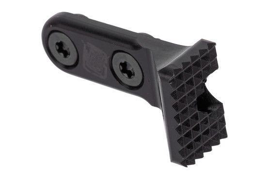 Sons of Liberty Gun Works Liberty PRESSCHECK M-LOK QD Barricade Stop is made of durable steel.